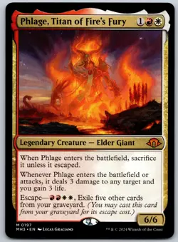 Phlage, Titan of Fire's Fury M Modern Horizons 3 197 NM - Image 1