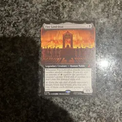 Fire Lord Ozai - 186 - MTG Avatar: The Last Airbender - Mythic - Extended Art - Image 1