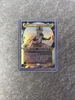 MTG Avatar Aang 308 Borderless Foil Avatar: The Last Airbender - Image 1