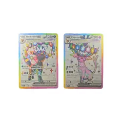 Pokemon TCG Umbreon Ex Espeon Ex Svp 175 176 Promo Pair Prismatic Evolution NM - Image 1