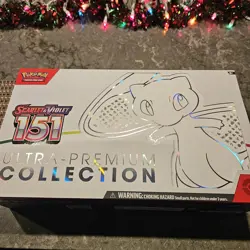 Open Box Pokemon Scarlet & Violet 151 Ultra Premium Collection Box, Free Gift - Image 1