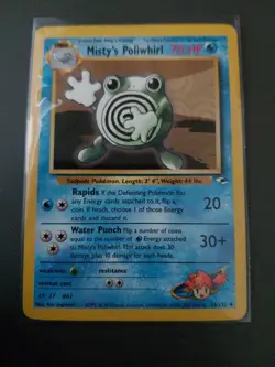 Pokemon - Misty's Poliwhirl - Gym Heroes - 53/132 - Vintage WOTC - 2000 - NM Vtg - Image 1