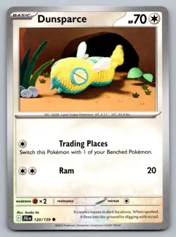 Pokemon TCG SV09: Journey Together Dunsparce 120/159 - Image 1