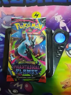 🔥 22.6g HEAVY Pokemon TCG: Mega Evolution Phantasmal Flames Pack FACTORY SEALED - Image 1