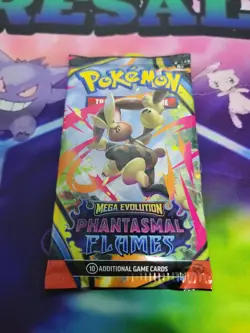 🔥 22.6g HEAVY Pokemon TCG: Mega Evolution Phantasmal Flames Pack FACTORY SEALED - Image 5