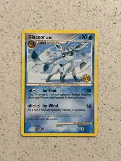 Glaceon 20/100 Snowflake Advent Countdown Calendar Stamp Promo Pokemon VLP - Image 1