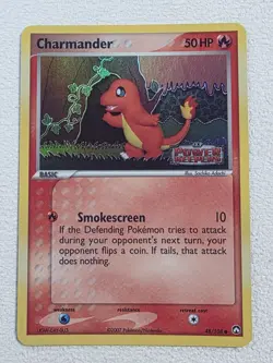 2007 POKEMON EX 48/108 CHARMANDER REV FOIL POWER KEEPERS - Image 1