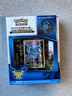 Pokemon 2016 XY Generations Manaphy Mythical Pin Collection Box 20th Anniversary - Image 1