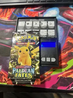 HEAVYU 22.34 Grams! Pokemon Paldean Fates Factory Sealed Booster Pack!! - Image 1