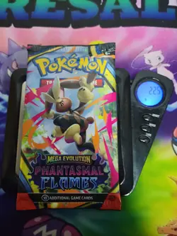 🔥 22.5g HEAVY Pokemon TCG: Mega Evolution Phantasmal Flames Pack FACTORY SEALED - Image 2