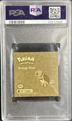 1999 Pokemon Artbox Stickers Series 1 Rare Gold Group Shot #G14 PSA 9 - Image 3