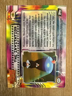 Pokemon Topps The Invitation #13 Mewtwo Strikes Back Black Logo Holo LP - Image 2