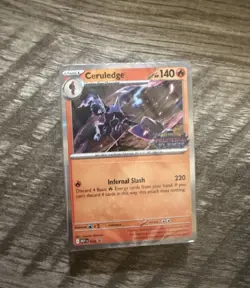 Pokemon TCG Phantasmal Flames Sealed Ceruledge Promo #014 Pre-Release Deck #ML - Image 2