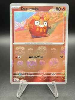 Pokemon TCG Darumaka 013/086 Master Ball Reverse Holo Black Bolt - Image 1