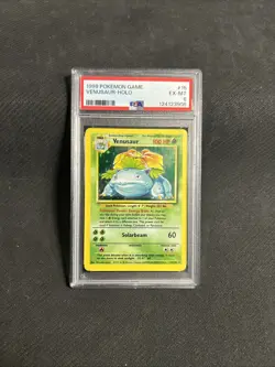 1999 POKEMON BASE SET UNLIMITED #15 VENUSAUR-HOLO PSA 6 - Image 2