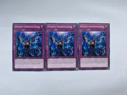 Yugioh! 3x Infinite Impermanence L5DD-ENA24 Common 1st Ed NM - Image 1