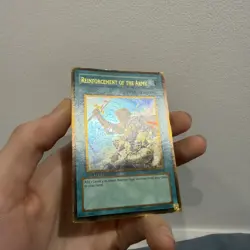 YUGIOH REINFORCEMENT OF THE ARMY GLD1-EN032 GOLD RARE VINTAGE X3 LP - Image 4