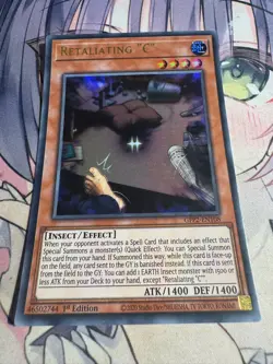 Yugioh Retaliating "C" GFP2-EN108 Ultra Rare Near Mint 1st Edition - Image 1