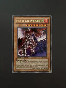 Horus The Black Flame Dragon LV8 EEN-ENSE1 Secret Rare Lim Edition NM/VLP YuGiOh - Image 1