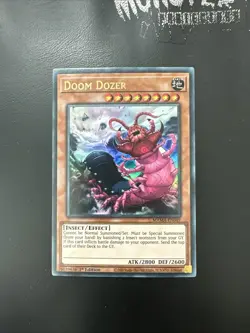YUGIOH DOOM DOZER ULTRA RARE MAMA-EN049 1ST EDITION - Image 1