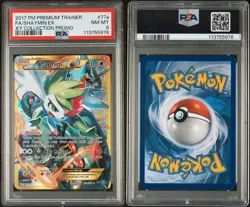 Pokemon Card PSA 8 Shaymin Ex 77a/108 XY Collection Promo 2017 Premium Trainer - Image 3