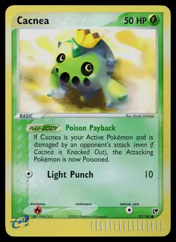 Pokemon Card - Cacnea Sandstorm 57/100 Reverse Holo - Image 1