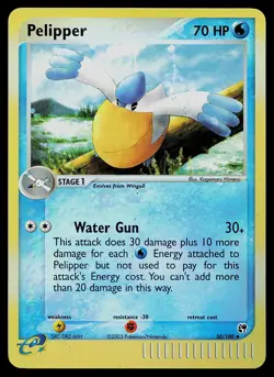 Pokemon Card - Pelipper Sandstorm 50/100 Uncommon Reverse Holo - Image 1
