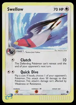Pokemon Card - Swellow Dragon 45/97 Uncommon Reverse Holo - Image 1