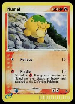 Pokemon Card - Numel Dragon 70/97 Common Reverse Holo - Image 1