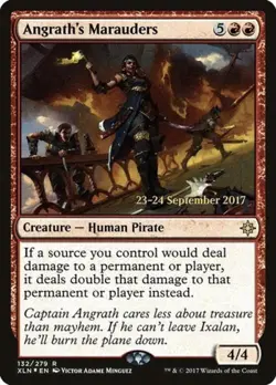 Angrath's Marauders -Foil Light Play MTG Promos: Prerelease Cards - Image 1