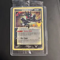 SEALED Greninja Gold Star SWSH144 Celebrations Promo Holo Pokemon Card - Image 1