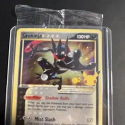 SEALED Greninja Gold Star SWSH144 Celebrations Promo Holo Pokemon Card - Image 2