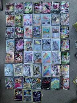 Pokemon Card Lot | 50+ Cards | VMAX TG, Raikou V GG, Gold Secrets, Full Arts, NM - Image 1