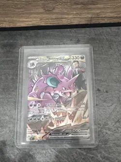 Team Rocket's Nidoking ex 233/182 SV10: Destined Rivals Pokemon Card NM - Image 1