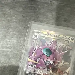 Team Rocket's Nidoking ex 233/182 SV10: Destined Rivals Pokemon Card NM - Image 3