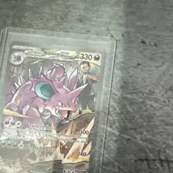 Team Rocket's Nidoking ex 233/182 SV10: Destined Rivals Pokemon Card NM - Image 4