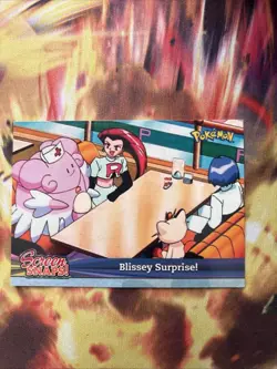 2001 Vintage, Authentic TOPPS Screen Snap Pokemon Card Blissey Surprise! Snap 27 - Image 1