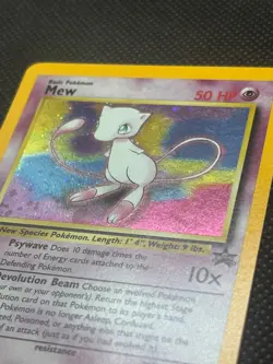 2000 Pokemon TCG Card Mew WOTC Black Star Promo 9 Holo - Image 5