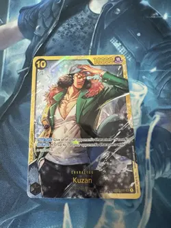 One Piece Kuzan OP02-121 SEC Premium Booster The Best Card PRB01 Reprint English - Image 1