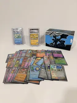 Pokemon Card Collection Bulk Lot CGC 10 Pikachu and CGC 10 Feraligatr - Image 1