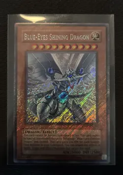 Yu-Gi-Oh! TCG Blue-Eyes Shining Dragon Secret Rare Card RP02-EN096 - Image 1