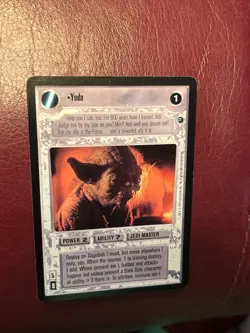 1997 Star Wars CCG Dagobah Yoda NM-MT Game Card - Image 1