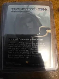 Kuja, Mage Manufacturer Magic the Gathering Card Borderless NM/Mint Condition - Image 1