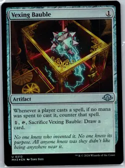 Magic The Gathering FOIL Vexing Bauble Modern Horizons 3 MTG - Image 1