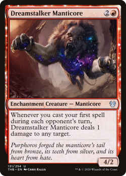DREAMSTALKER MANTICORE ~mtg NM-M Theros Beyond Death Unc x4 - Image 1