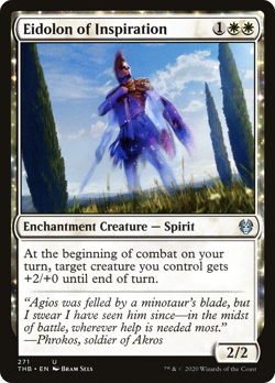 EIDOLON OF INSPIRATION ~mtg NM-M Theros Beyond Death Unc x(#271) - Image 1
