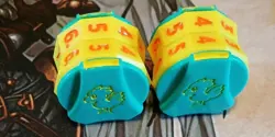 2x MTG Final Fantasy Chocobo Bundle Special Click Wheel Life Counter - Image 1