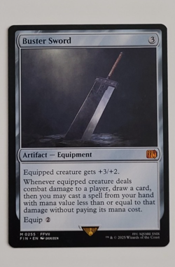 Final Fantasy MTG Magic The Gathering Buster Sword 255 Mythic Non-Foil Rare FIN - Image 1