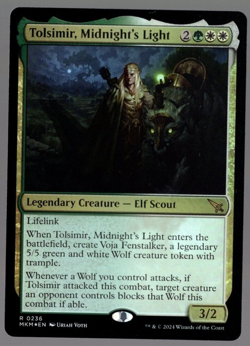 Tolsimir, Midnight's Light 0236 Rare Foil Murders at Karlov Manor MTG NM - Image 1