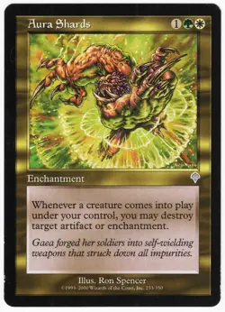 Aura Shards 2000 Invasion Multi-Color Uncommon Enchantment MTG SP - NM AZ9 - Image 1